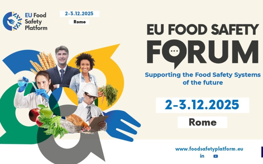 CNR Hosts the EU Food Safety Forum 2025 on 2–3 December in Rome
