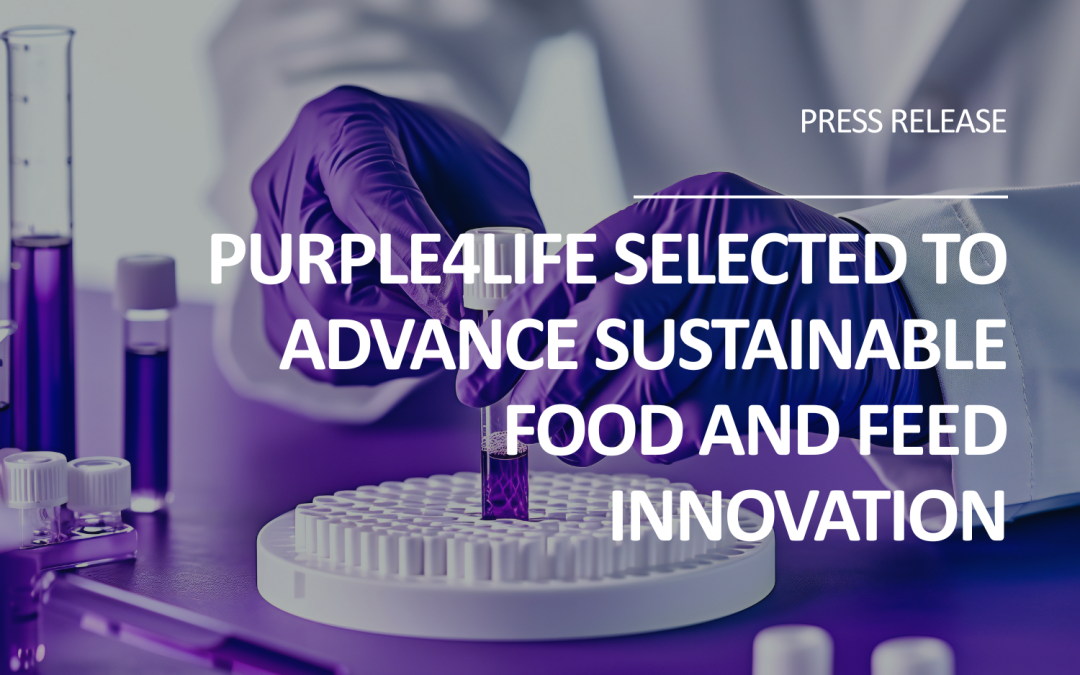 Purple4Life selected to advance sustainable food and feed innovation